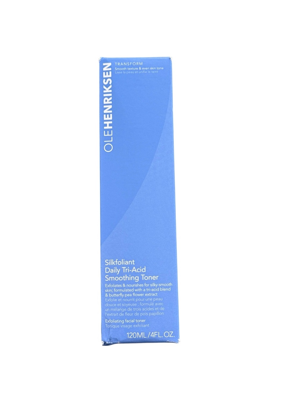 Ole Henriksen Silkfoliant Daily Tri-Acid Smoothing Toner. BRAND NEW